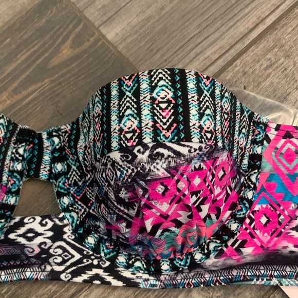 NWT Abbie Double Strap Bikini Top Bra Sized - Picture 3 of 10